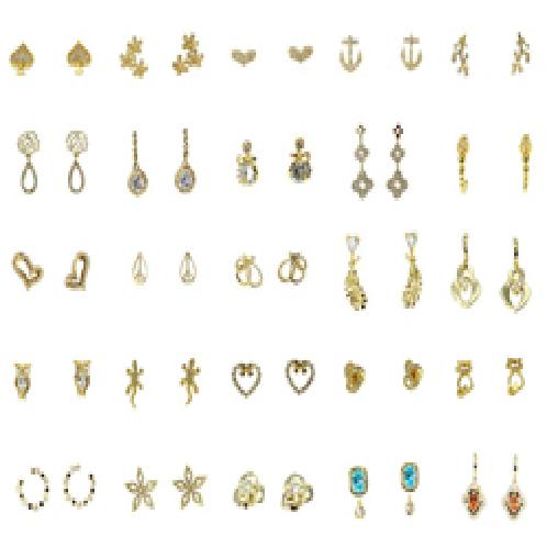 Pave-Setting Earrings | Earring, Pave-setting Earring, Women accessaries, Pave, CZ, Ring, Necklace, Earring