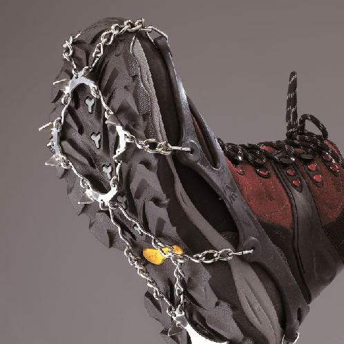 Chainsen Pro | Eisen, Elastomer, CE certified, ergonomic, icy road, snowy road, preventing unwanted abrasion, strong traction, Front Guide