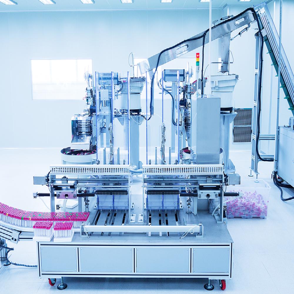 Blood collection tube assembly machine