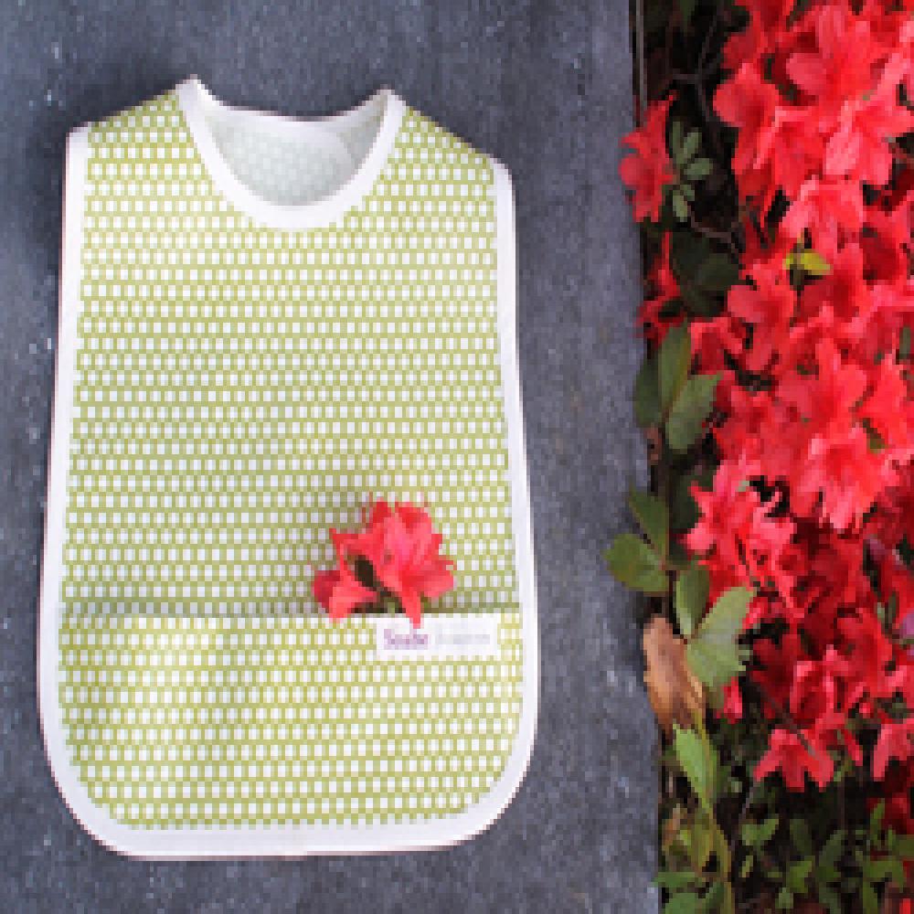 Waterproof bib(Mint dot)
