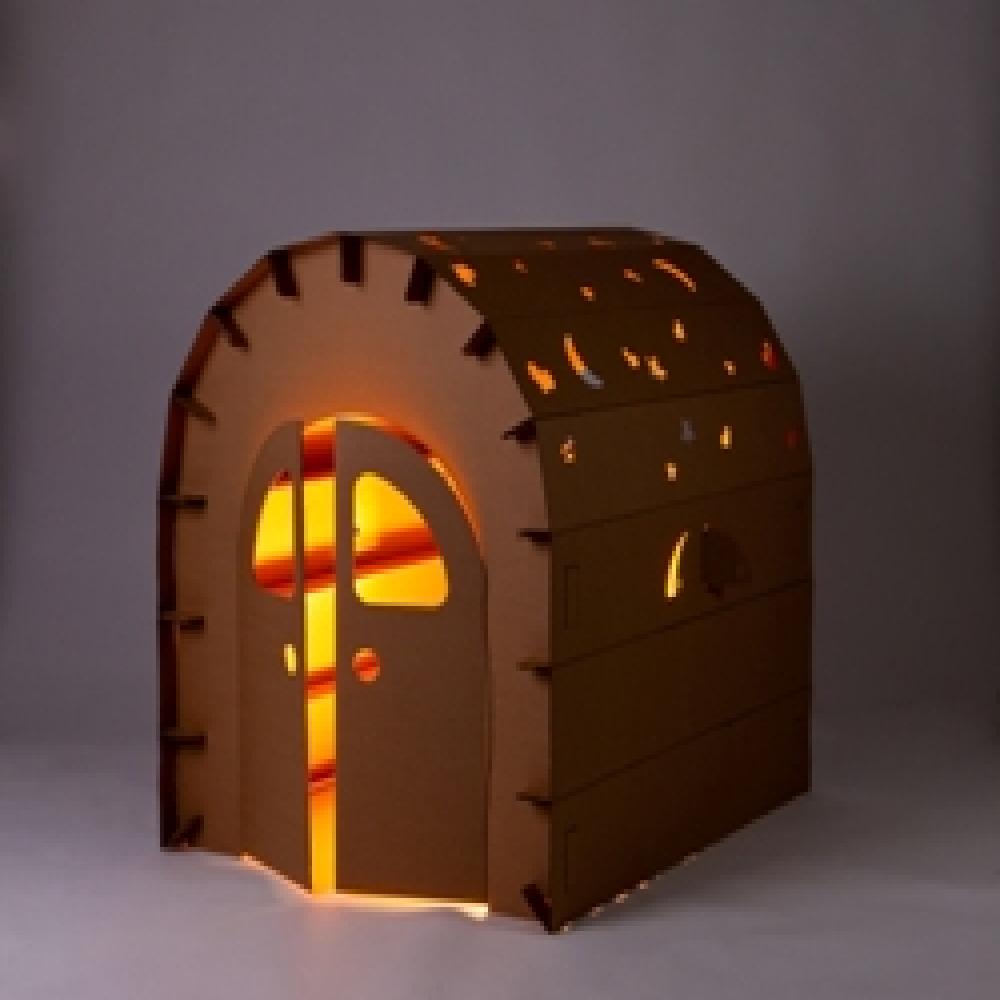 Cardboard Playhouse for Children
