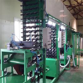 Latex coating machine for cotton gloves