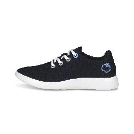 Premium Merino wool shoes_lace-up sneakers_black