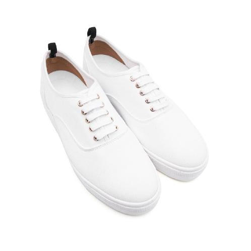 4.5CM UNISEX WHITE WATERPROOf ELEVATOR SNEAKERS(CL0017)