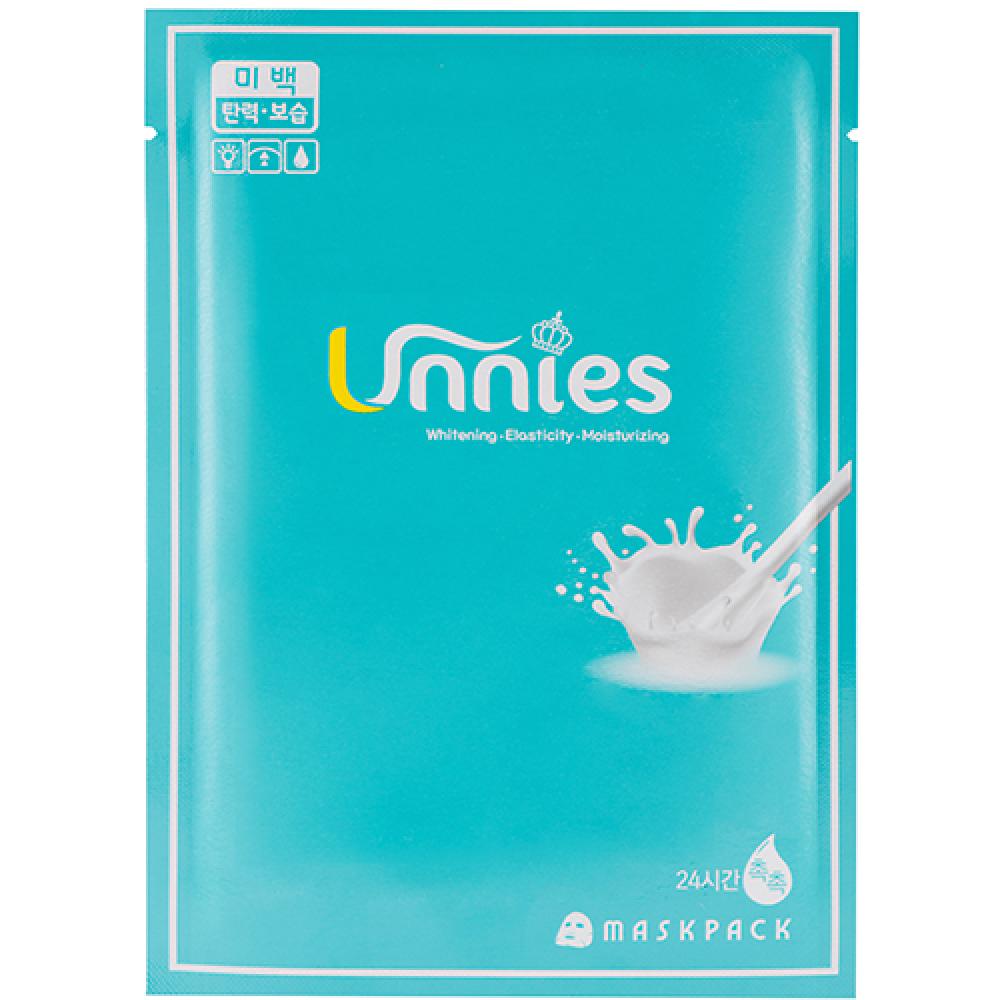 Korea UNNIES Skin Care Face Brightness Moisture Elasticity Booster White Maskpack