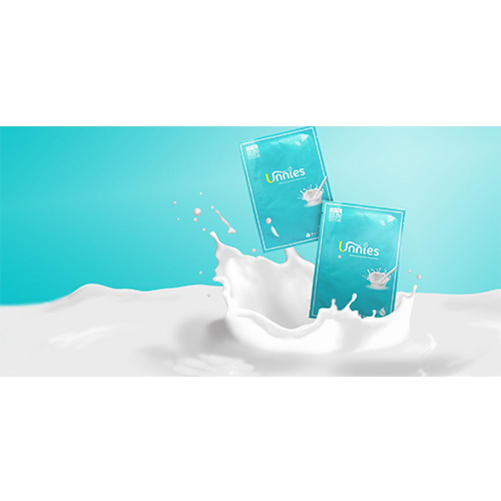 Korea UNNIES Skin Care Face Brightness Moisture Elasticity Booster White Maskpack