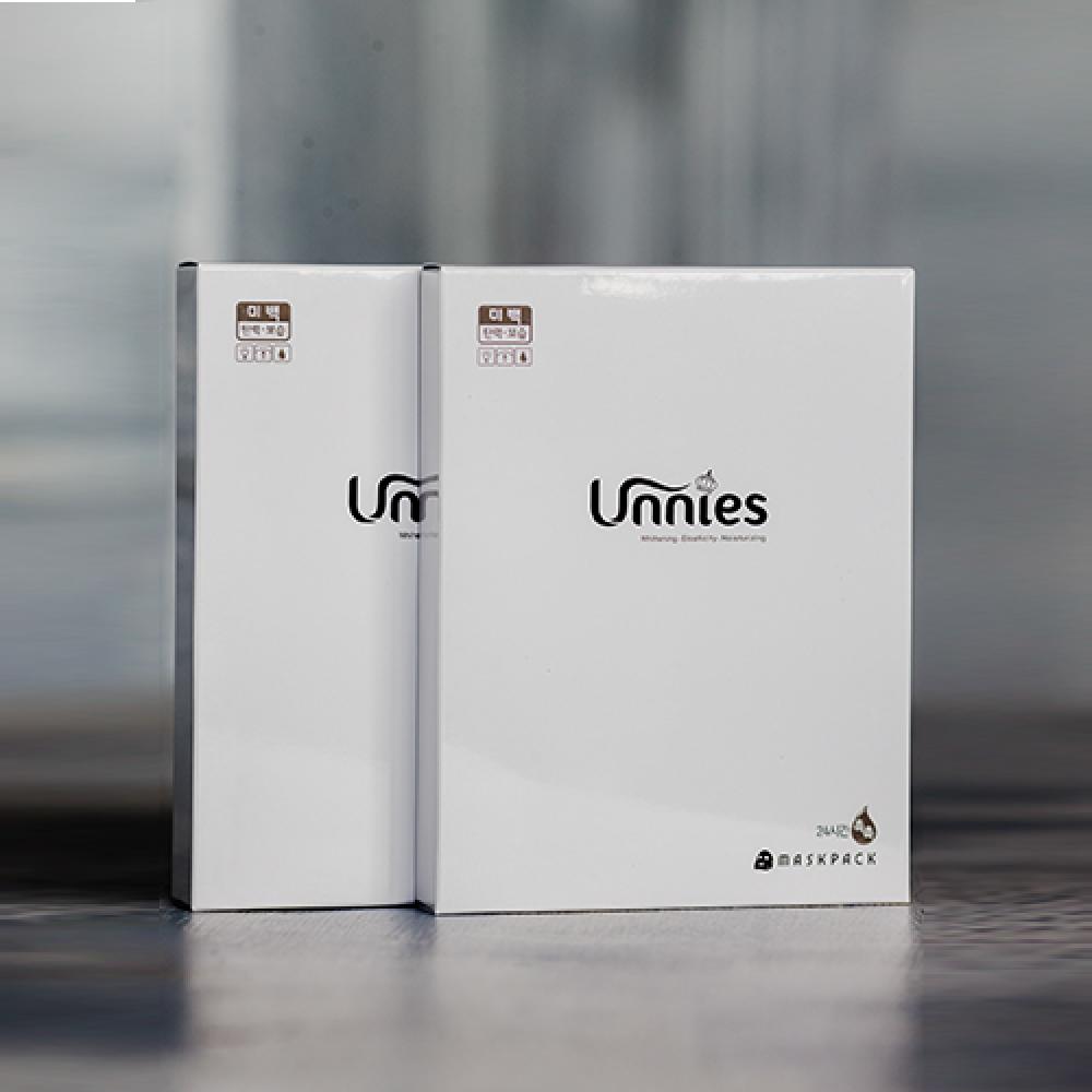 Korea UNNIES Skin Care Face Brightness Moisture Elasticity Booster White Maskpack