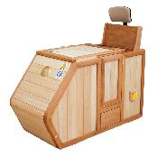 WH-300 private half-bath sauna easy and convenient operation and maintenance with well-being life