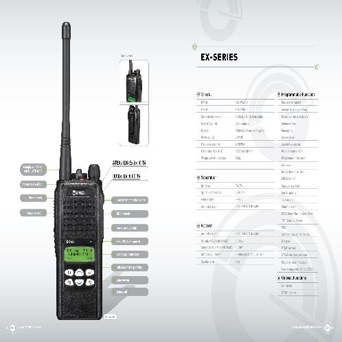 Handheld Transceiver EP_EX-Series (Intrinsically Safe) | ATEX Handheld Radio, IECEx Handheld Radio, Intrinsically Safe Handheld Radio, Handheld Radio, Handheld Transceiver, Walkie-Talkie, Portable Radio, Portable Transceiver, Two-way Handheld Radio