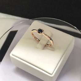Hand made craftmanship 14k gold diamond rings for your happy  1.56 g