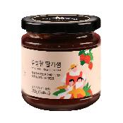 Father's Hill Korean natural Sugar free Strawberry Jam Preserve with grain syrup Fruit Spread 9.87oz