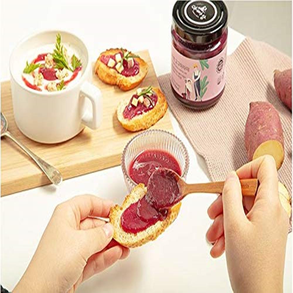 Father's Hill Korean natural Sugar free Purple Sweet Potato Latte Jam Jar Preserve with grain syrup
