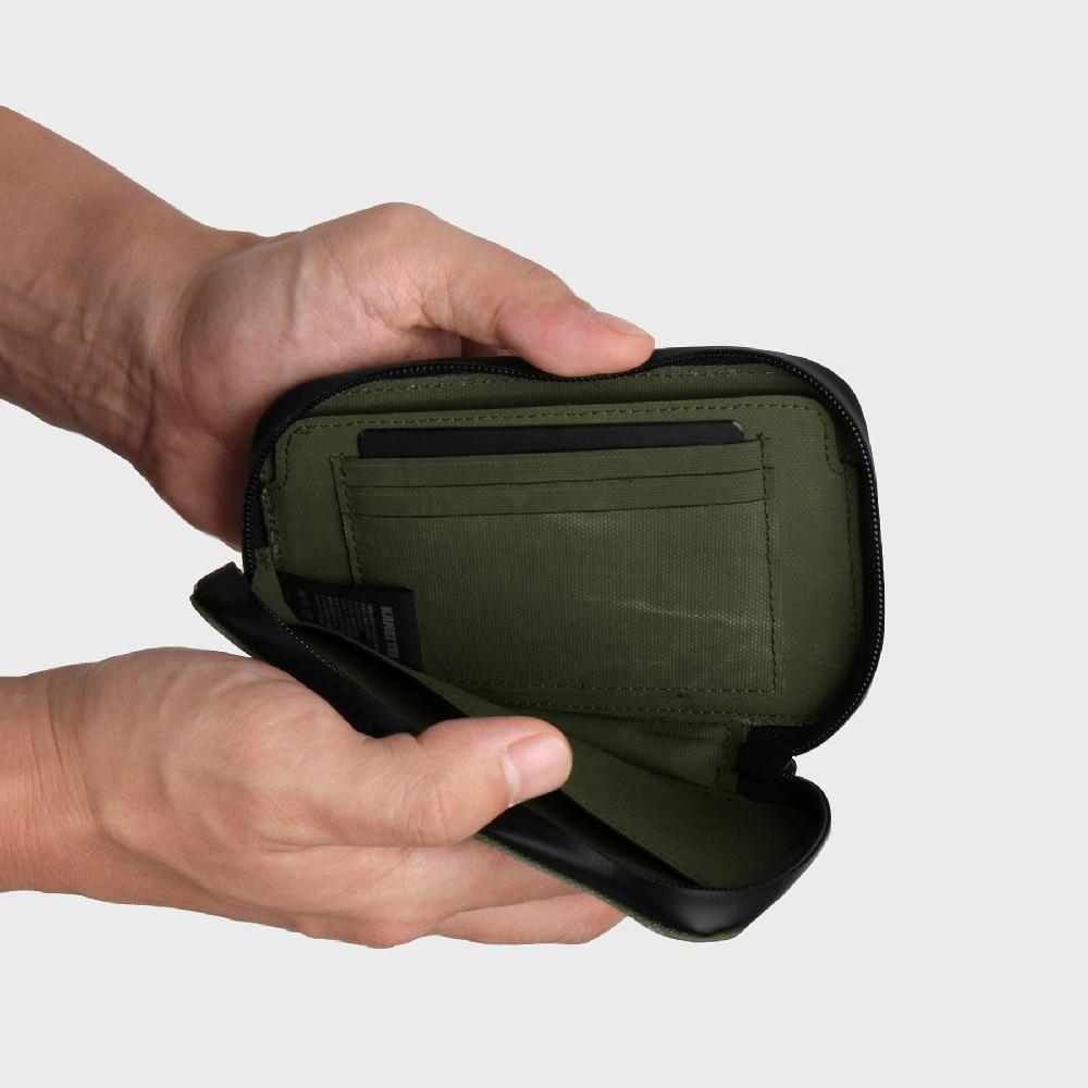 Brick M Wallet | Military fashion, Upcycling,Vintage,Military Tent,Kaneitei,bag,Sustainable, Fashion Accessories, Fashion bag, fashion supplies, T-shirt, fashion people