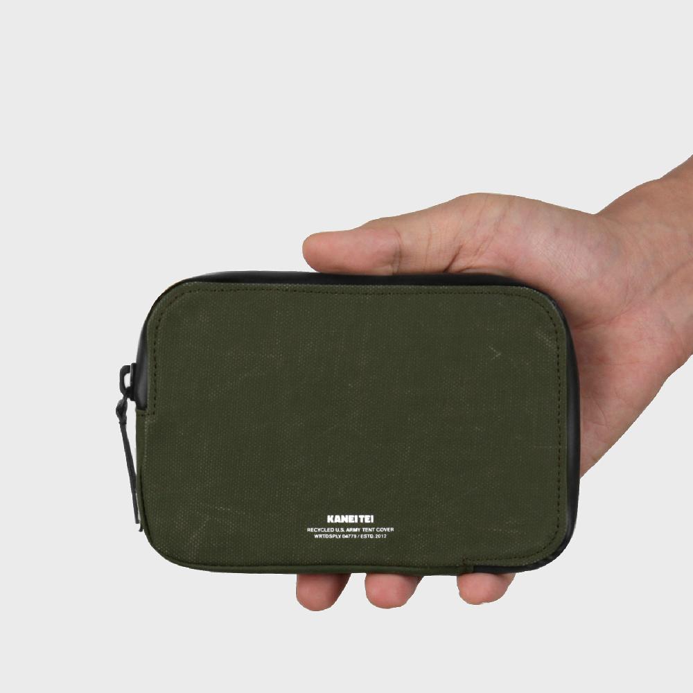 Brick M Wallet | Military fashion, Upcycling,Vintage,Military Tent,Kaneitei,bag,Sustainable, Fashion Accessories, Fashion bag, fashion supplies, T-shirt, fashion people