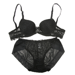 Hera Black Women Bra-Panty Set