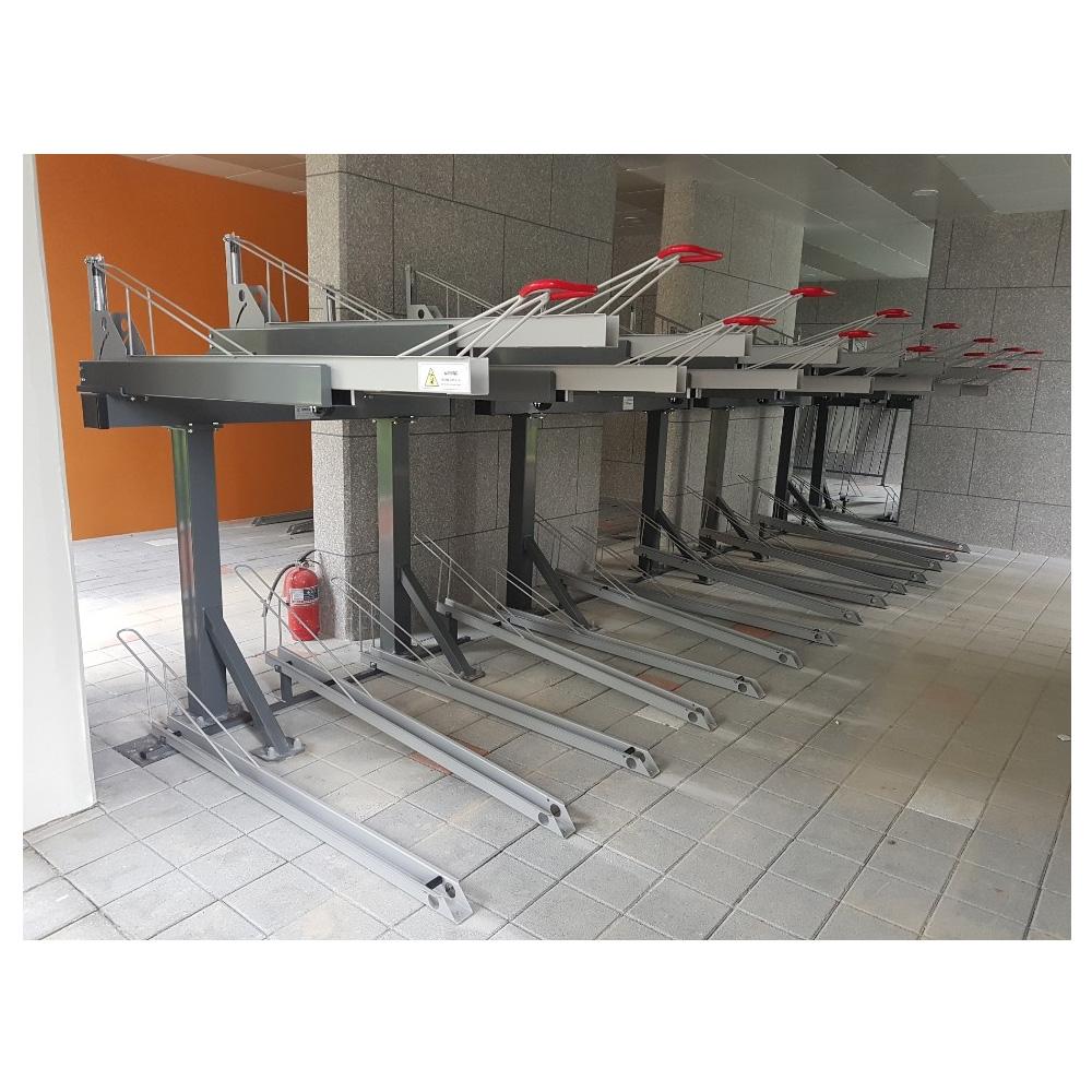 Two-stair bicycle rack