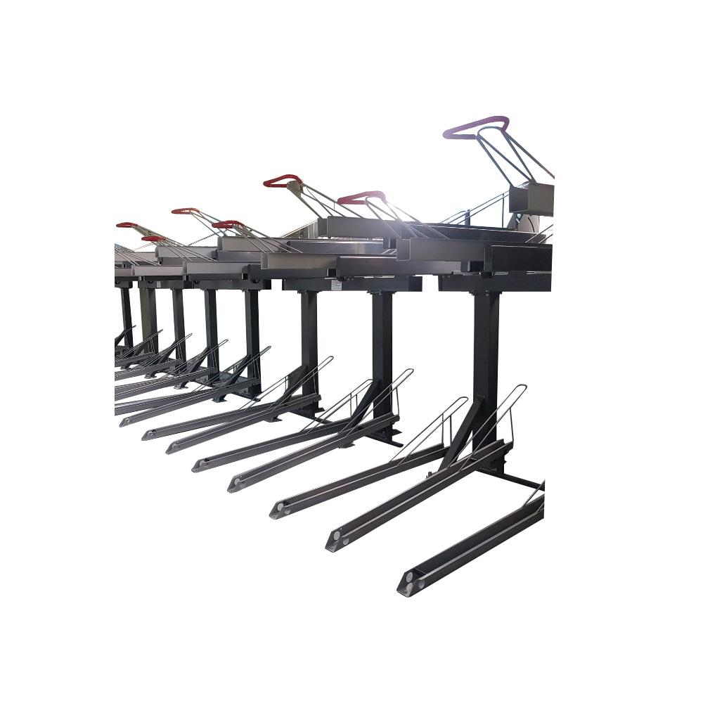 Two-stair bicycle rack