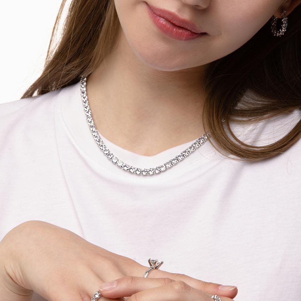 Eternity Tennis Necklace