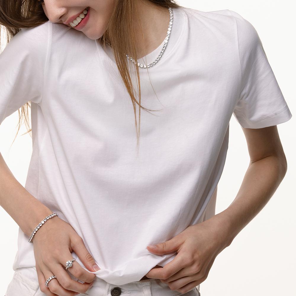 Eternity Tennis Necklace