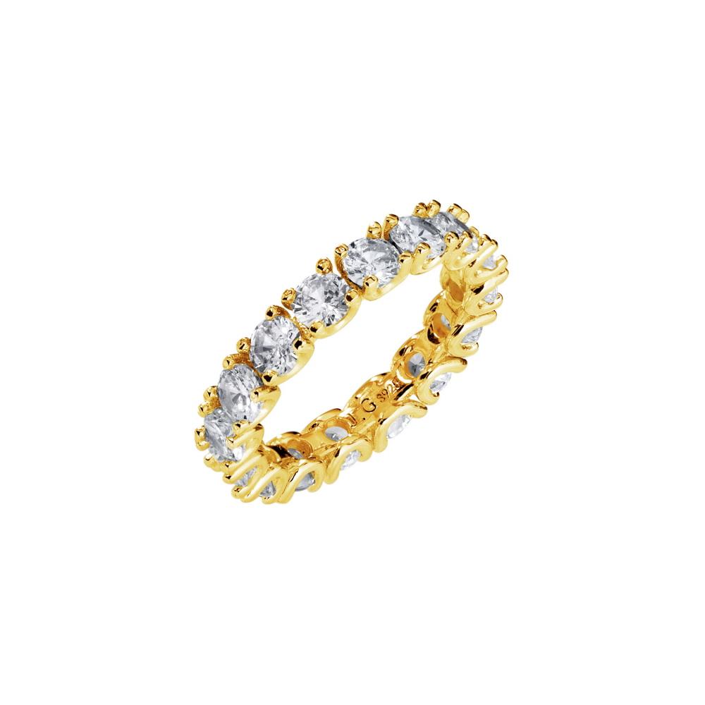Eternity Tennis Guard Ring