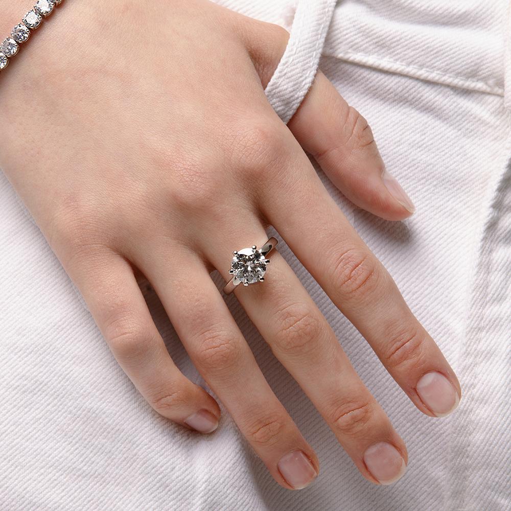 Eternity 4Carat Moisannite D Ring