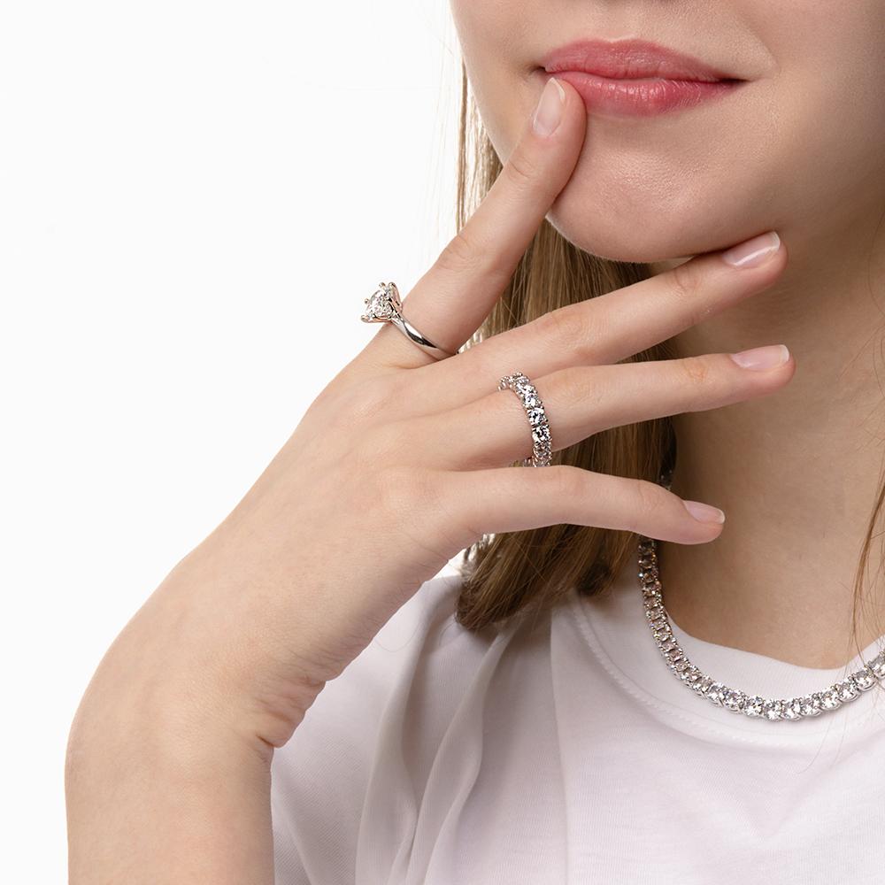 Eternity 4Carat Moisannite D Ring