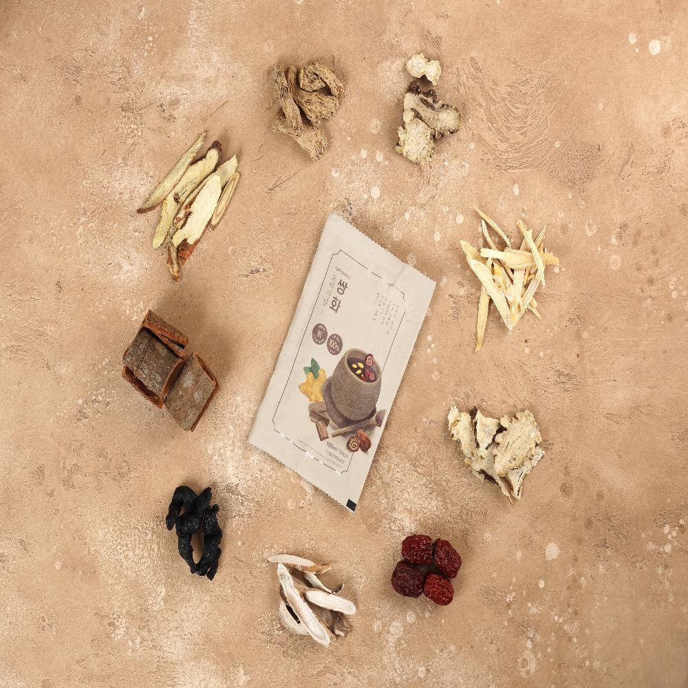 HERB TONIC TEA(SSANGHWA TEA) Nut Garnish Gift set