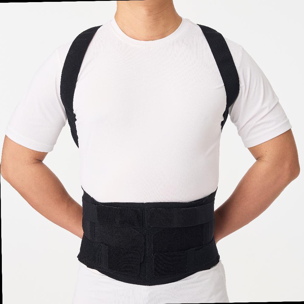 Elastic Dorso-Brace With Stays & Adjustable Compression